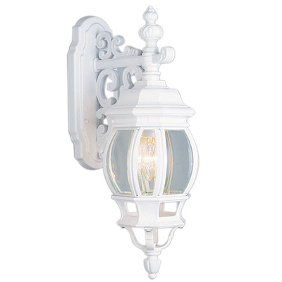Trans Globe Lighting 4053 WH 1 Light Coach Lantern in White